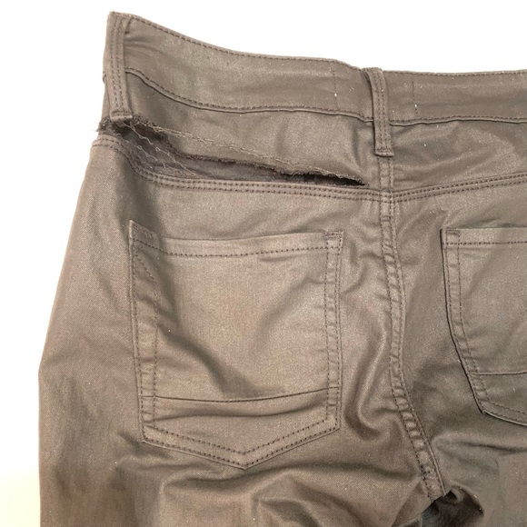 Kendall & Kylie Distressed Faux Leather Pants - Picture 4 of 5